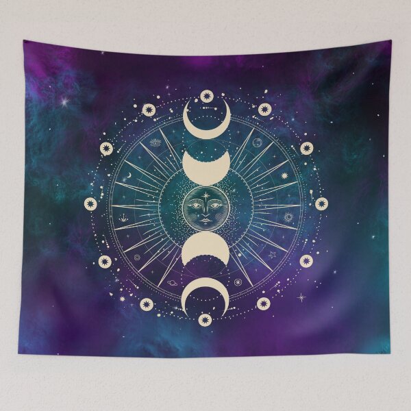 Item preview, Sun, Moon Phases & Planets Design designed and sold by MamaSweetea.