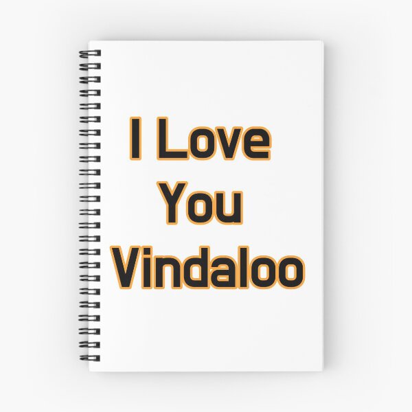 Item preview, I Love You Vindaloo designed and sold by SPYG.