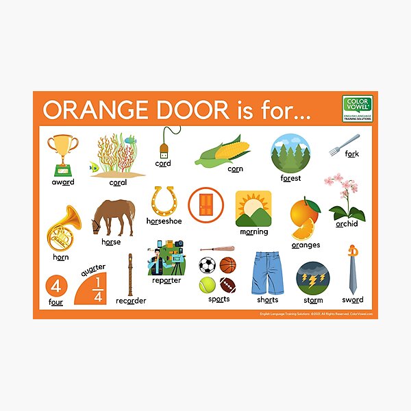 Item preview, ORANGE DOOR is for... designed and sold by ColorVowel.