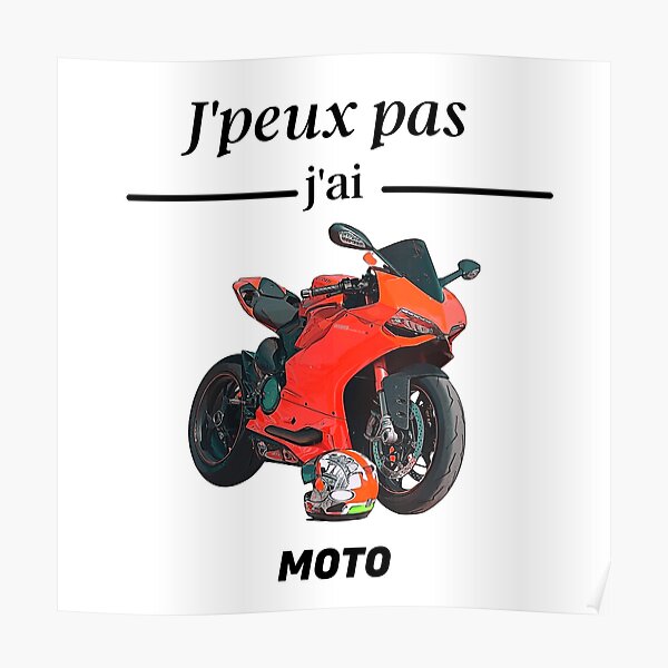 Motard Posters Redbubble