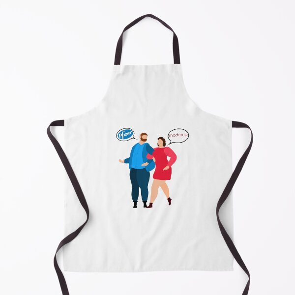 Item preview, Pfizer Man and Moderna Lady designed and sold by mikaylart.