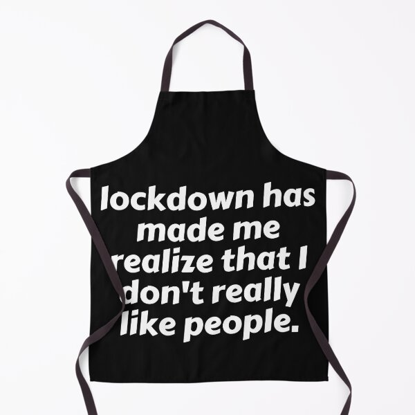 Item preview, Vintage Lockdown has made me realise that I don't actually like people Typography designed and sold by garniturex.