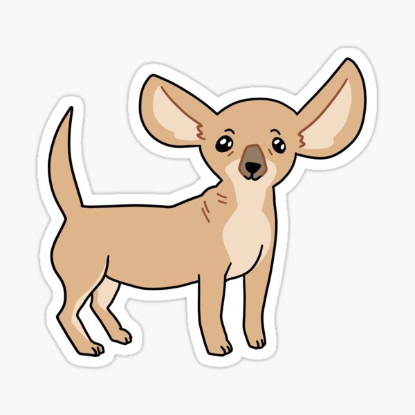 Chihuahua Cartoon Stickers for Sale | Redbubble Chihuahua Cartoon Stickers for Sale | Redbubble