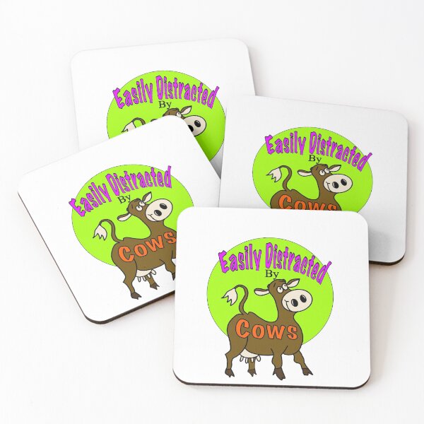 Item preview, Easily Distracted by Cows designed and sold by Laura Burger.