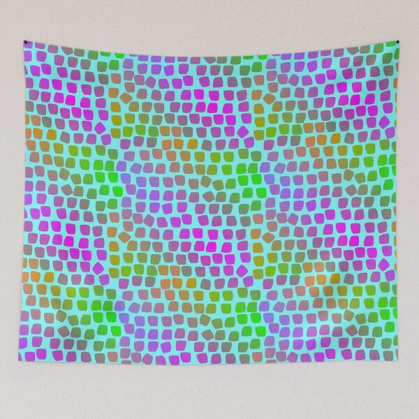 Item preview, Candy Leopard Multicolored on Sky Blue 5748 designed and sold by Art in My Loft.