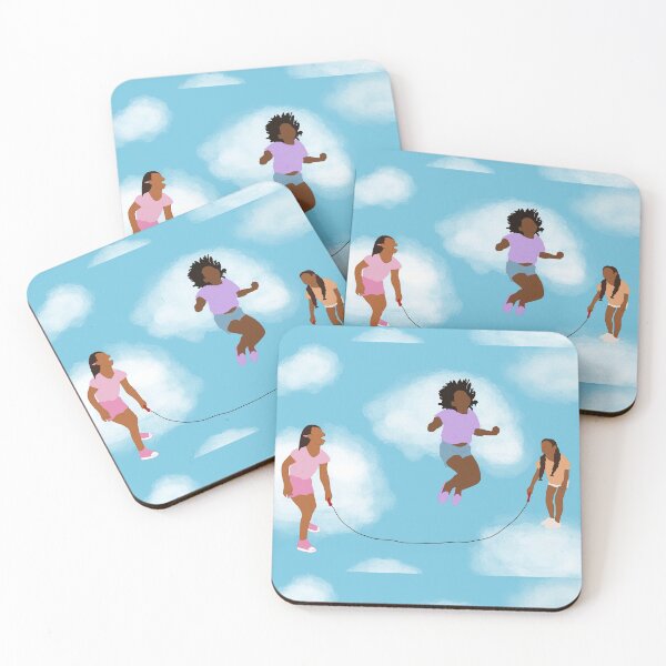 Item preview, Girls Jumping Rope designed and sold by KMimsArt.