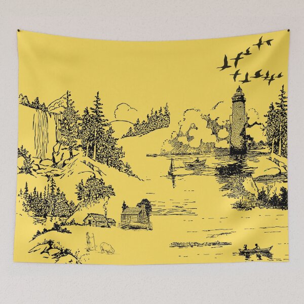 Item preview, Nature life with yellow background designed and sold by MIRORA.