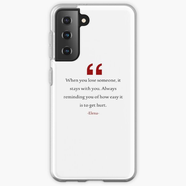 die Vampirtagebücher - Damon - Kunst - Zitate - TVD-Show - Elena Samsung Galaxy Flexible Hülle