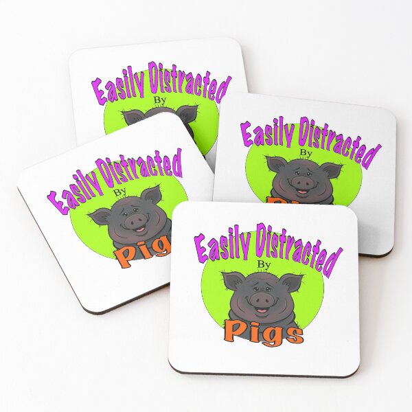 Item preview, Easily Distracted by Pigs designed and sold by Laura Burger.