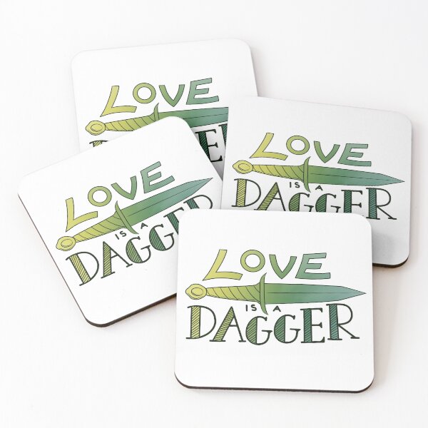Item preview, Love is a Dagger- Loki series Green designed and sold by VioletRae.