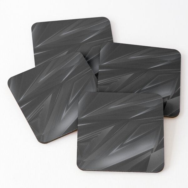 Item preview, Dark titanium shards abstract art  designed and sold by NexusArts.