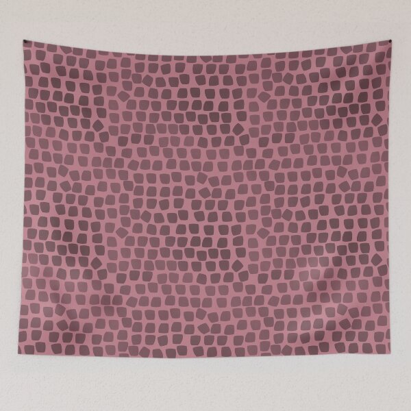 Item preview, Leopard Mosaic Deep Blush Pink designed and sold by Art in My Loft.
