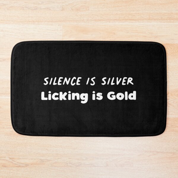 Item preview, Silence is silver Licking is Gold  designed and sold by Miaou Studio.