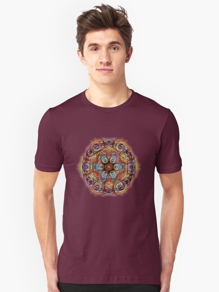Alternate view of #DeepDreamed Amulet Slim Fit T-Shirt