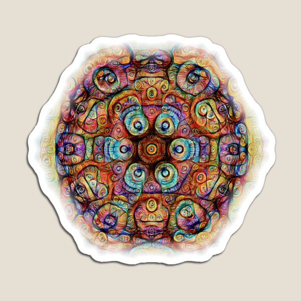 #DeepDreamed Amulet Magnet
