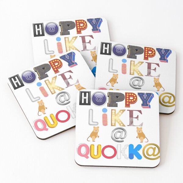 Item preview, happy like a quokka designed and sold by Mery-Bella.