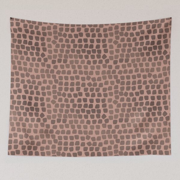 Item preview, Leopard Mosaic Light Pink Taupe designed and sold by Art in My Loft.