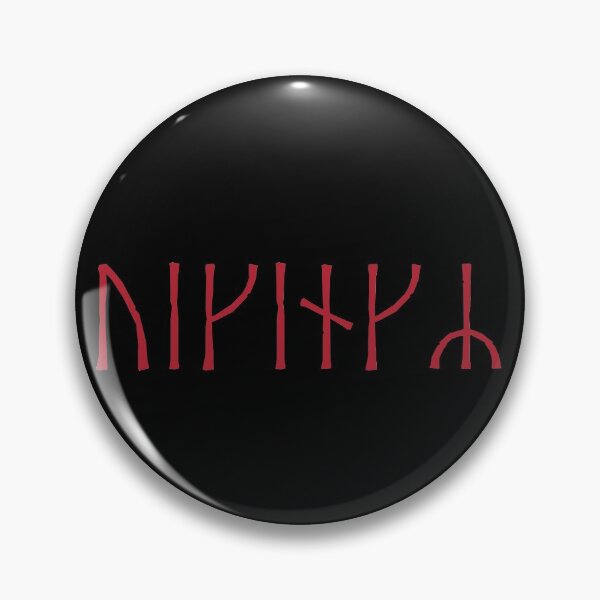 Item preview, Vikingr Norse Younger Futhark Viking Runes Red designed and sold by BluePagan.