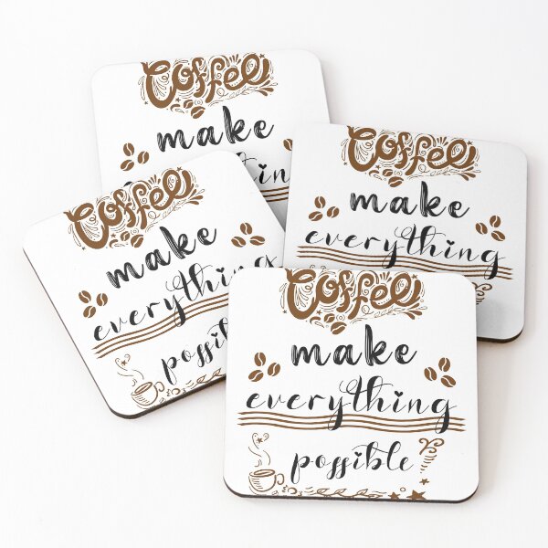 Item preview, Coffee Make Everything Possible 2nd Version designed and sold by zakariadesigner.
