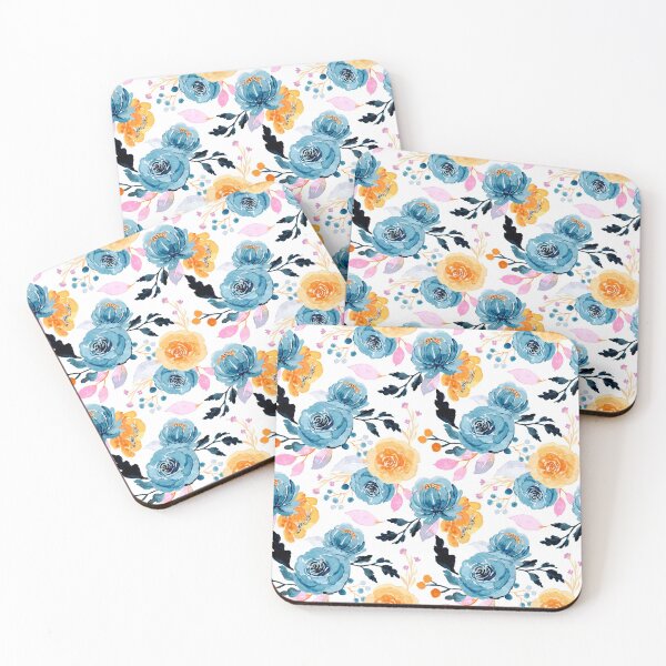Item preview, Flower Power Floral Pattern design for apparel and beddings designed and sold by Sunnyhova.