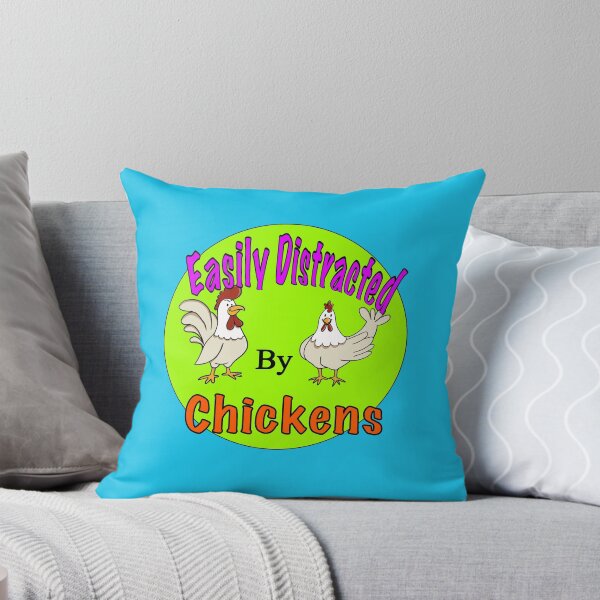 Item preview, Easily Distracted by Chickens  designed and sold by Laura Burger.