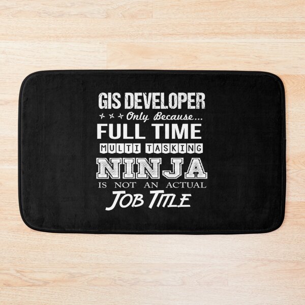 Item preview, Gis Developer T Shirt - Multitasking Ninja Job Gift Item Tee designed and sold by ueenanerne.