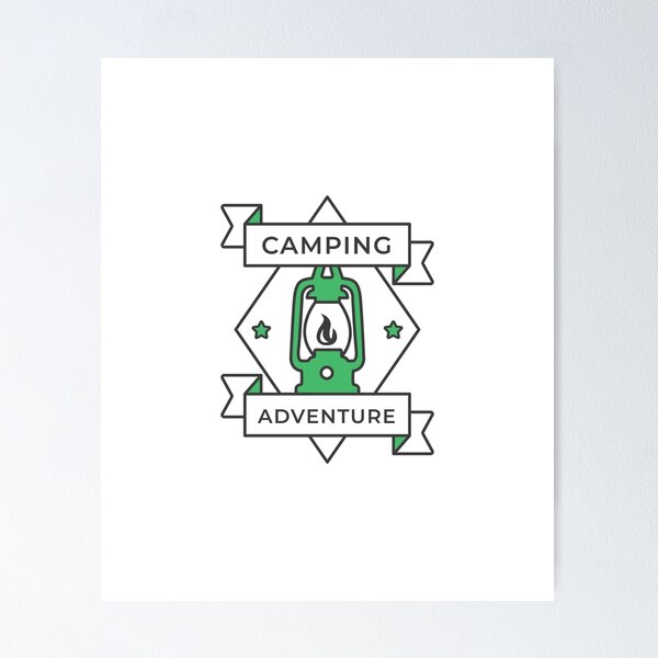 Item preview, Camping Adventure designed and sold by Mriganka Gogoi.