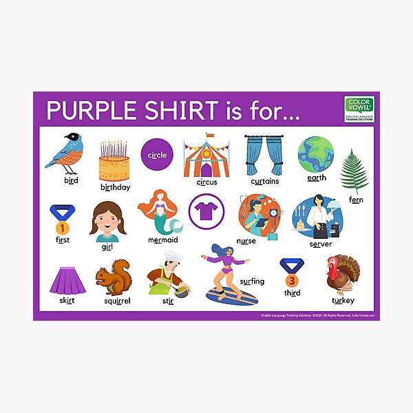 Item preview, PURPLE SHIRT is for... designed and sold by ColorVowel.