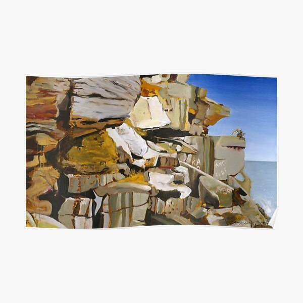 The Cliffs of North Bondi Poster