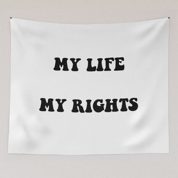 Item preview, MY LIFE MY RIGHTS designed and sold by EverSmile.