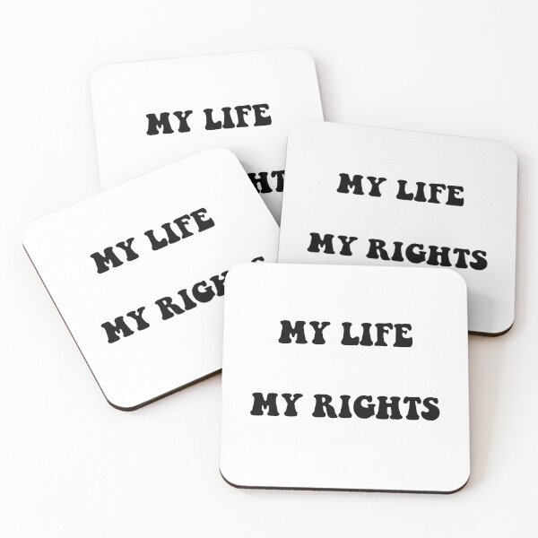 Item preview, MY LIFE MY RIGHTS designed and sold by EverSmile.