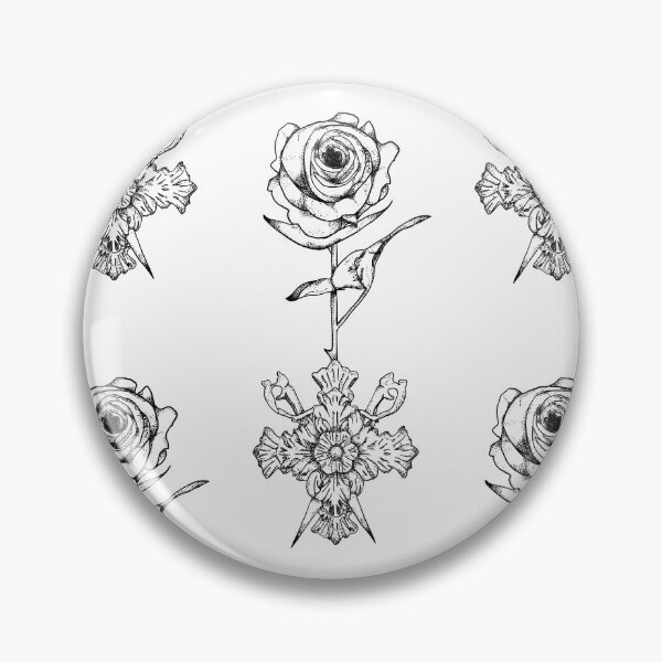 Item preview, House Dimitrescu Daughters’ Rose & Crest designed and sold by chesip14.