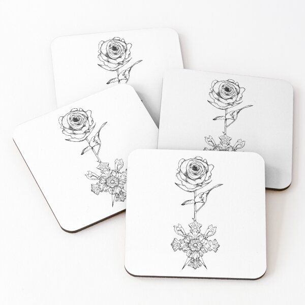 Item preview, House Dimitrescu Daughters’ Rose & Crest designed and sold by chesip14.
