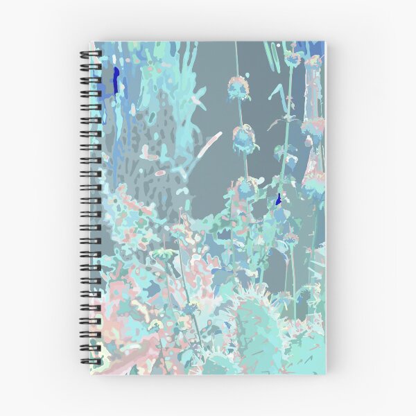 Item preview, Cacti and botanicals in shades of aqua and muted - duvet covers bedding comforters blankets throws pillows prints notebook home décor designed and sold by Boho Contessa.