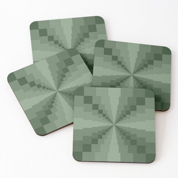 Item preview, Green gradient block pattern designed and sold by BLMcreations.