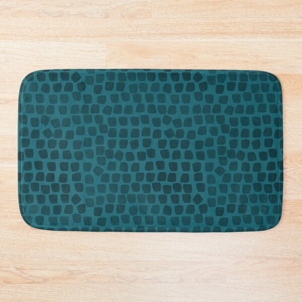 Item preview, Leopard Mosaic on Dark Teal designed and sold by Art in My Loft.
