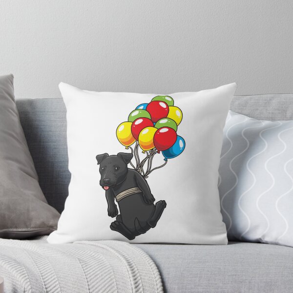 Item preview, Funny Patterdale Terrier Dog With Balloons designed and sold by ZimStar.