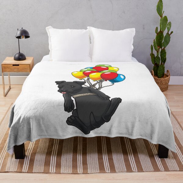 Item preview, Funny Patterdale Terrier Dog With Balloons designed and sold by ZimStar.