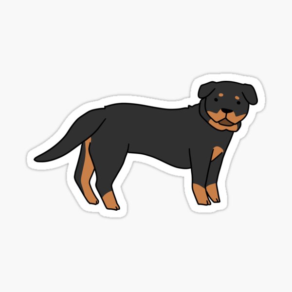 2 X Pegatinas De Vinilo 10cm-Rottweiler Perro Rottie Mascota Regalo Genial #14321 