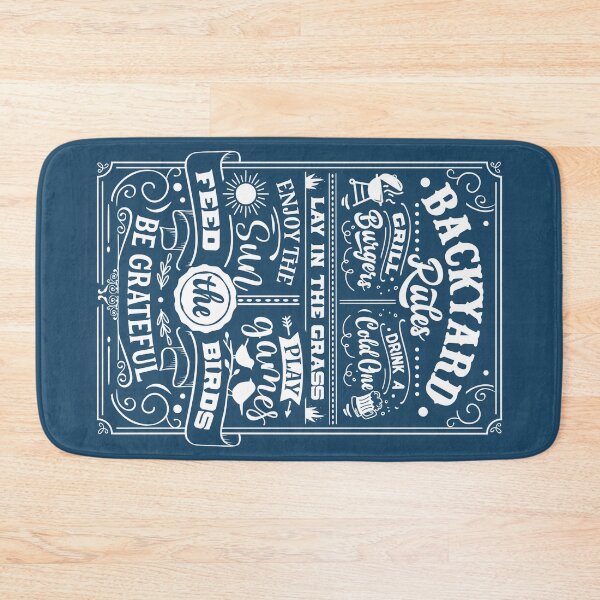 Item preview, Backyard Rules List designed and sold by KrisSidDesigns.