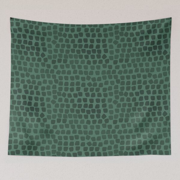 Item preview, Leopard Mosaic on Soft Green designed and sold by Art in My Loft.