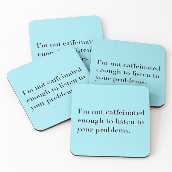 Item preview, I'm not caffeinated enough. designed and sold by MoonbeamPhoto.