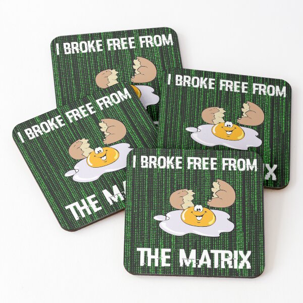 Item preview, I BROKE FREE FROM THE MATRIX designed and sold by enigma3a.