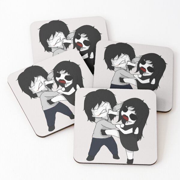 Item preview, creepypasta jeff vs Jane fight designed and sold by EveryCuteThings.