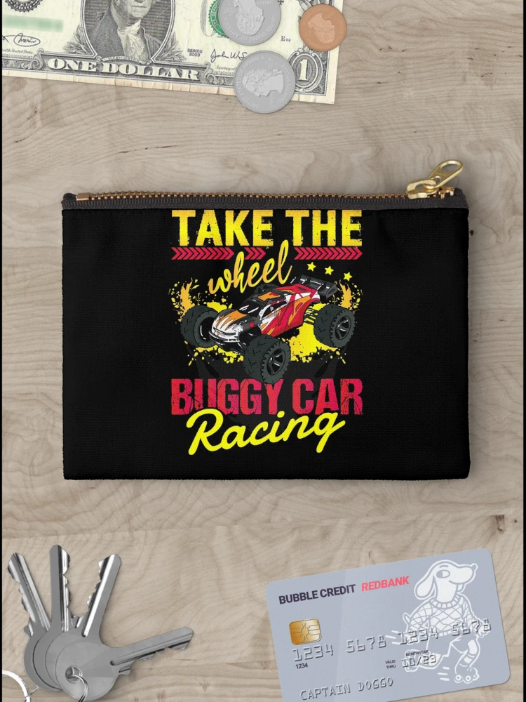 Thumbnail 3 of 4, Zipper Pouch, RC Racing Car Model Car Racing Remote Control Saying Design designed and sold by brunsch-print.