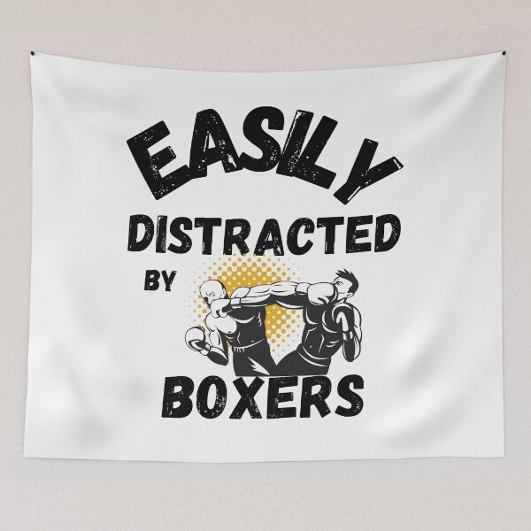 Item preview, easily distracted by boxers designed and sold by Tulips2.
