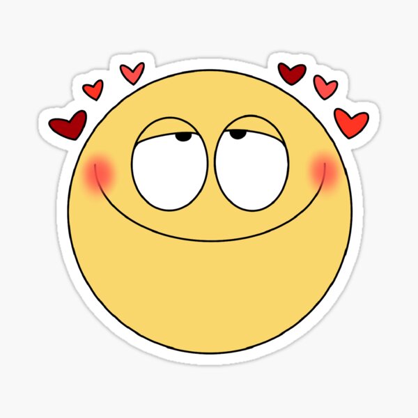 Sticker In Love Emoji Redbubble