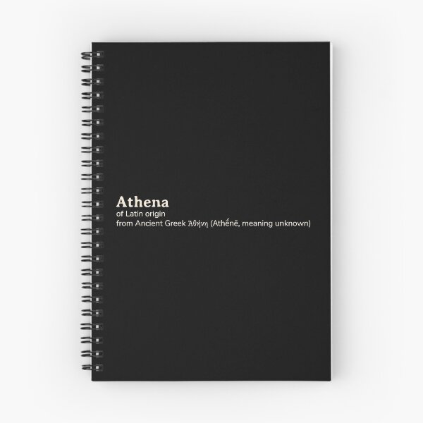 Item preview, Athena name etymology designed and sold by YourNameStory.