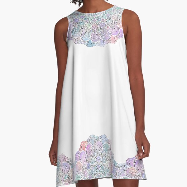 Pastel mandala A-Line Dress