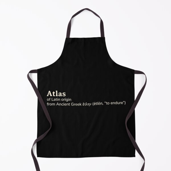 Item preview, Atlas name etymology designed and sold by YourNameStory.